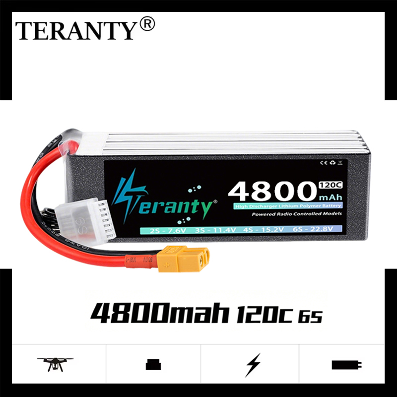 Fpv Drone Quadcopter - TERANTY 6S 4800mAh Lipo Battery 22.8V